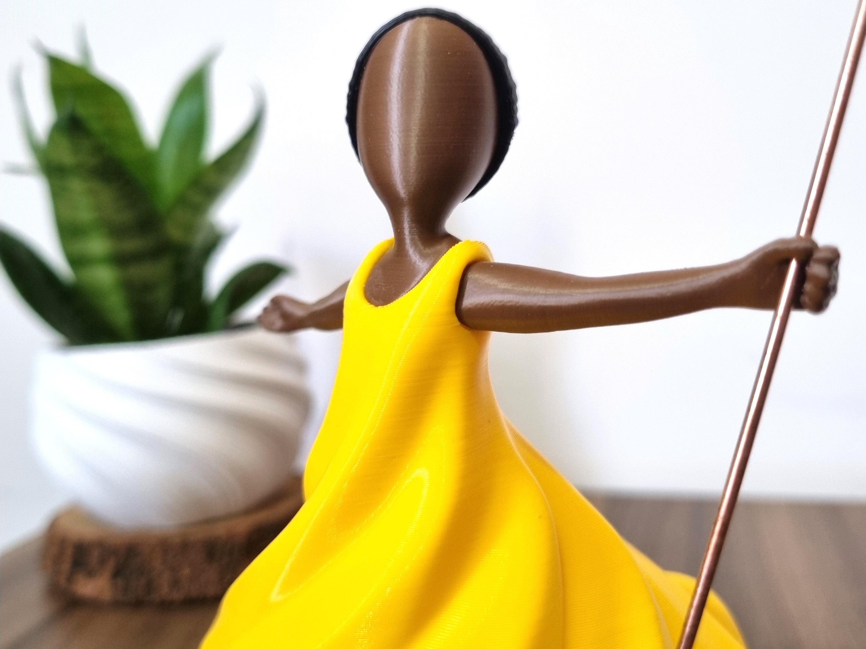 Escultura A Menina e o Balão | Charme e elegância 3D
